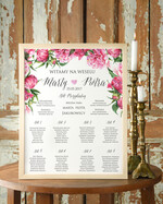 Plany stołów Plakaty Rustykalne powitanie i usadzenie gości plan stołów weselnych, dopasuj swoj rozmiar rustykalne0