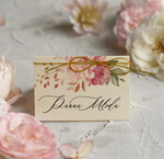 Winietki botaniczne podróżnicze  ślubne winietki na stół weselny, botaniczne vintage, eleganckie winietki na stół weselny0