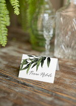 Winietki botaniczne podróżnicze  karteczki ślubne winietki weselne botaniczne oliwka0