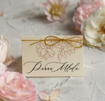 Winietki botaniczne podróżnicze  usadzenie gości na weselu winietki, winietki na stół weselny, delikatne winietki slubne0