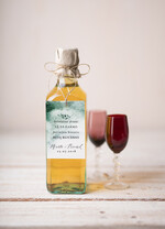 Zawieszki na butelki botaniczne podróżnicze  etykieta na wódkę zawieszka na alkohol weselny, botaniczne tekst dowolny0