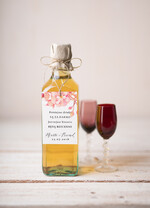 Zawieszki na butelki botaniczne podróżnicze  etykiety na butelki weselne, botaniczne tekst dowolny0