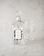 Zawieszki na butelki botaniczne podróżnicze  zawieszki ślubne na butelki, botaniczne tekst dowolny0