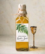 Zawieszki na butelki botaniczne podróżnicze  zawieszki na alkohol weselny, eleganckie z dowolną treścią0