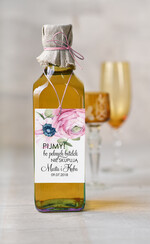 Zawieszki na butelki botaniczne podróżnicze  zawieszki na wódkę weselną, botaniczne z duzo tekstow0