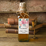 Zawieszki na butelki botaniczne podróżnicze  etykieta na alkohol weselny, botaniczne tekst dowolny0