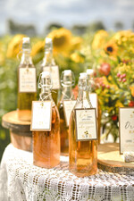 Zawieszki na butelki botaniczne podróżnicze  etykiety na butelki weselne, boho z waszą treścią2