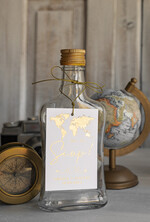 Zawieszki na butelki botaniczne podróżnicze  etykiety na wódkę weselną, podróżnicze zawieszki na własny trunek, dowolne teksty na zawieszkach tematyczne dodatki i ozdoby na stół weselny4