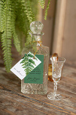 Zawieszki na butelki botaniczne podróżnicze  ślubne zawieszki na alkohol, botaniczne tekst dowolny0