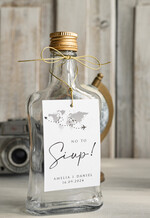 Zawieszki na butelki botaniczne podróżnicze  zawieszki na wódkę weselną, podróżnicze zawieszki na butelkę z waszą treścią, zawieszki na butelkę z mapą świata, ozdoba na weselny trunek 1