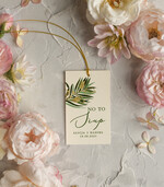 Zawieszki na butelki botaniczne podróżnicze  etykiety na butelki weselne, boho dowolny tekst0