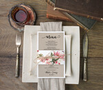 Menu botaniczne podróżnicze  menu weselne karta dań weselnych, botaniczne z dowolną treścia0