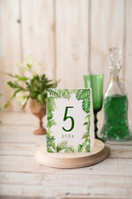 Numery na stół botaniczne podróżnicze  usadzenie gości numery na stół weselny, rustykalne inspiracje boho kwiaty0