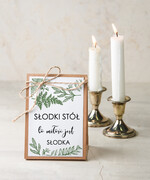 Numery na stół botaniczne podróżnicze  numerki na stoliki ślubne, rusykalne kwiatowe wozry0