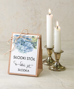 Numery na stół botaniczne podróżnicze  tabliczka z numerem stołu weselnego, kwiatowe romantyczne boho0