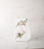 Numery na stół botaniczne podróżnicze  numery na stoły weselne, przepiekne ilustracje w stylu boho0