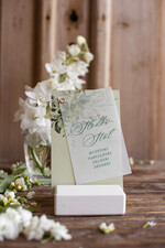 Numery na stół botaniczne podróżnicze  tabliczka z numerem stołu weselnego, rusykalne kwiatowe wozry1