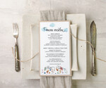 Menu akwarele weselne menu karta potraw weselnych, dowolna tresc akwarele2