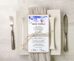 Menu akwarele menu weselne karta dań weselnych, malowane akwarele wasza tresc0