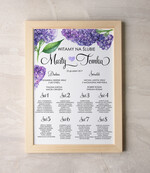 Plany stołów Plakaty botaniczne podróżnicze plan stołów na wesele tablica z rozmieszczeniem gości, rozmiary do wyboru0