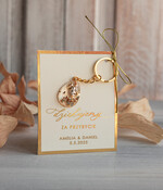 Podziękowania dla Gości Weselnych Magnesy breloki Zdrapki prezenciki dla Gości weselnych breloczek do kluczy z zawieszką z żywicy, ręcznie robiony brelok do kluczy z zawieszką z żywicy, podziękowanie dla gości weselnych brelok z zatopionymi płatkami złota w żywicy3