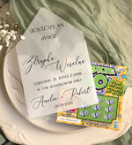 Podziękowania dla Gości Weselnych Magnesy breloki Zdrapki koperta na zdrapkę upominki dla gości na weselu, etui na zdrapki podziękowania dla gości weselnych, koperta na zdrapkę lotto, przezroczysta koperta z personalizacją na zdrapki kupony lotto1