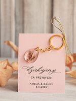 Podziękowania dla Gości Weselnych Magnesy breloki Zdrapki prezent dla gosci na weselu brelok do kluczy z zawieszką z żywicy, ręcznie robiony brelok do kluczy z żywicy, podziękowanie dla gości weselnych brelok z zatopionymi kwiatami w żywicy0