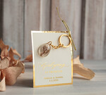 Podziękowania dla Gości Weselnych Magnesy breloki Zdrapki upominki dla gości weselnych trawa pampasowa zatopiona w żywicy, ręcznie robiony brelok do kluczy z zawieszką z żywicy, ślubne podziękowanie dla gości brelok z zatopionymi płatkami złota w żywicy4