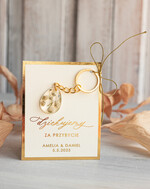 Podziękowania dla Gości Weselnych Magnesy breloki Zdrapki prezenty dla gości weselnych zatopiona gipsówka w żywicy, ręcznie robiony brelok do kluczy z zawieszką z żywicy, podziękowanie dla gości na weselu brelok z zatopionymi kwiatkami w żywicy1