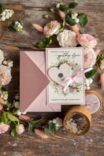 Podziękowania dla Gości Weselnych Magnesy breloki Zdrapki drewniane serce podziękowania dla gości magnesy na lodówkę 2