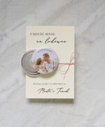 Podziękowania dla Gości Weselnych Magnesy breloki Zdrapki ślubne podziękowania dla gości spersonalizowany prezent magnesy na lodówkę 1