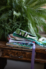 Księgi wpisów gości botaniczne księga gości weselnych z ankietami lub waszymi wydrukami, boho romantyczne kwiaty wasza tresc25