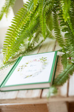 Księgi wpisów gości botaniczne księga do wpisywania życzeń przez gości weselnych, boho romantyczne kwiaty wasza tresc5