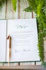 Księgi wpisów gości botaniczne księga do wpisywania życzeń przez gości weselnych, boho romantyczne kwiaty wasza tresc6