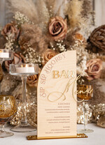 Menu rustykalne rustykalne menu weselne, drewniana karta dań, drewniane menu na stół weselny1