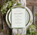 Menu rustykalne weselne menu karta potraw weselnych, rustykalne dowolna treść2