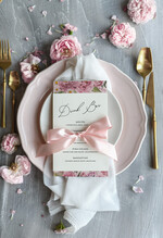 Menu rustykalne menu weselne plan podawania posiłków na weselu, rustykalne dowolna treść0