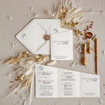 Zaproszenia ślubne Minimalistyczne nietypowe zaproszenia weselne, nietuzinkowe, nowoczesne proste zaproszenia 1