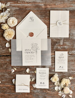 Zaproszenia ślubne Minimalistyczne wyjątkowe zaproszenia ślubne, minimalistyczne zaproszenia na ślub, delikatne zaproszenia slubne z piwonia0