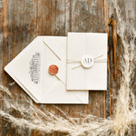 Zaproszenia ślubne Minimalistyczne Proste Zaproszenia Ślubne Minimalistyczne Zaproszenia na Ślub Twoje Miejsce szkicowane Zaproszenie Ślubne Kremowe3