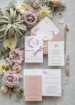 Zaproszenia ślubne Minimalistyczne Minimalistyczne Zaproszenia ślubne Romantyczne Zaproszenie na Ślub Kaligrafia0