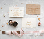 Zaproszenia ślubne Minimalistyczne Minimalistyczne Zaproszenia ślubne Romantyczne Zaproszenie na Ślub Kaligrafia1