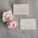 Zaproszenia ślubne Minimalistyczne Proste Zaproszenia Ślubne na Kalce Marmurkowe Zaproszenia na Ślub Marmur Zaproszenie Ślubne Różowe4