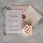 Zaproszenia ślubne Minimalistyczne Proste Zaproszenia Ślubne na Kalce Marmurkowe Zaproszenia na Ślub Marmur Zaproszenie Ślubne Różowe0