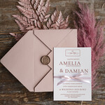 Zaproszenia ślubne Minimalistyczne Minimalistyczne Zaproszenia ślubne Romantyczne Zaproszenie na Ślub Eukaliptus1