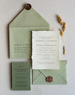 Zaproszenia ślubne Minimalistyczne Minimalistyczne  Romantyczne Zaproszenia Ślubne  Proste Fine Art Zaproszenia na Ślub Pistacjowe Zaproszenie ślubne10