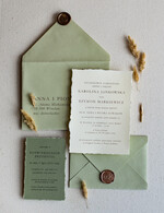 Zaproszenia ślubne Minimalistyczne Minimalistyczne  Romantyczne Zaproszenia Ślubne  Proste Fine Art Zaproszenia na Ślub Pistacjowe Zaproszenie ślubne12