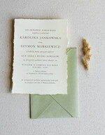 Zaproszenia ślubne Minimalistyczne Minimalistyczne  Romantyczne Zaproszenia Ślubne  Proste Fine Art Zaproszenia na Ślub Pistacjowe Zaproszenie ślubne16