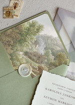 Zaproszenia ślubne Minimalistyczne Minimalistyczne  Romantyczne Zaproszenia Ślubne  Proste Fine Art Zaproszenia na Ślub Pistacjowe Zaproszenie ślubne6