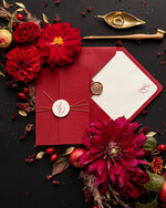 Zaproszenia ślubne Minimalistyczne Proste Bordowe Zaproszenia Ślubne Kremowe Róże Minimalistyczne Zaproszenia na Ślub Delikatne Zaproszenie Ślubne5